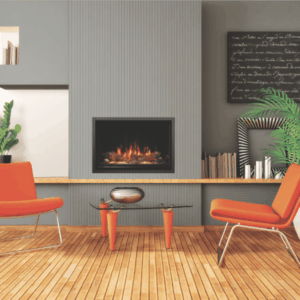 Stock Image - Kozy Heat Osseo eSeries Inserts Electric Fireplaces - Stove Depot and Chimney Works